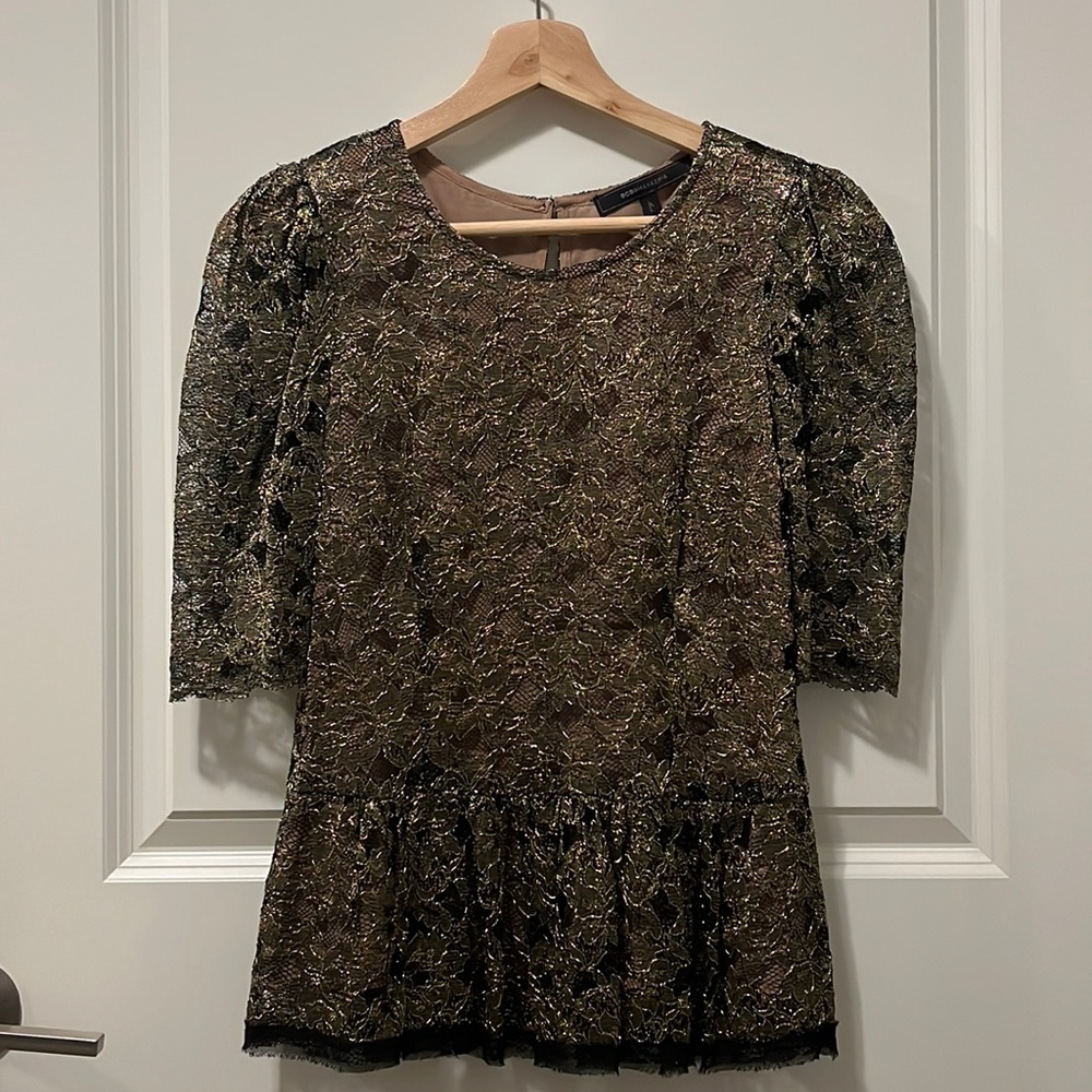 BCBG Lace Top